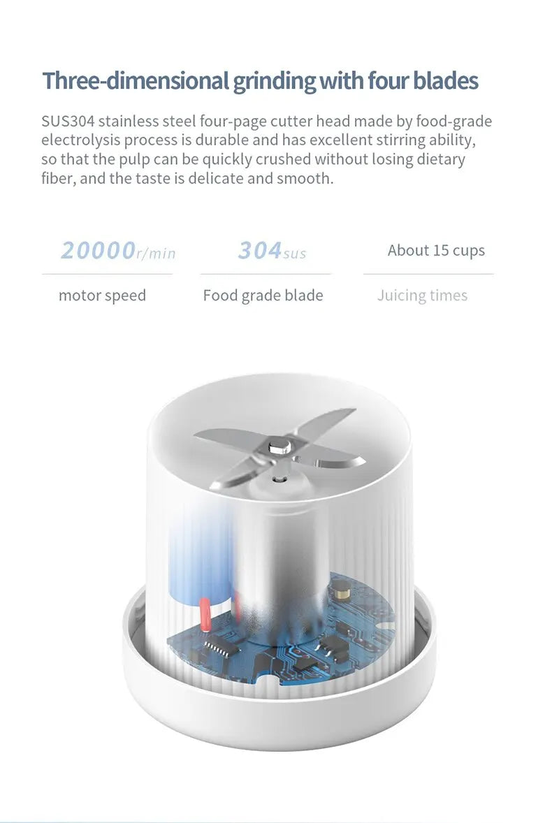 Portable Electric Juicer Blender